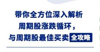 钱鑫淼《周期股最佳买卖全攻略》炒股教程视频-冒泡网