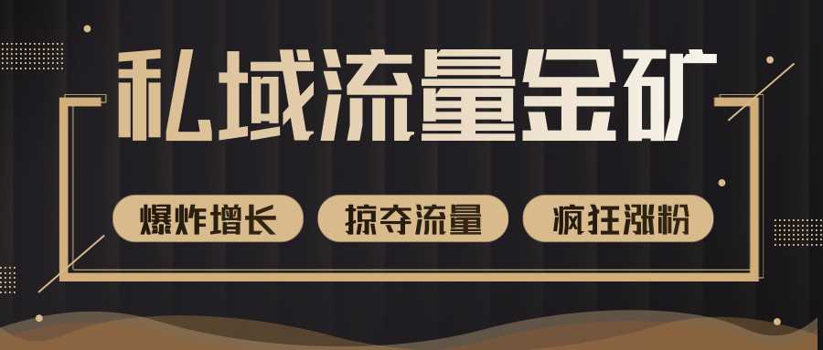 价值2200元私域流量的金矿，循环获取各大媒体精准流量，无限复制网红的精准流量！-冒泡网