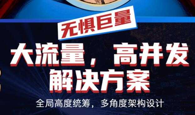 互联网大流量、高并发解决方案培训课程视频-冒泡网