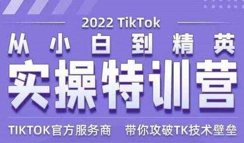 Seven漆《Tiktok从小白到精英实操特训营》带你掌握Tiktok账号运营-冒泡网