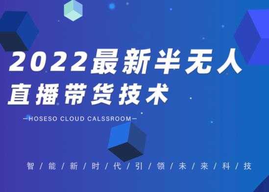 禾兴社·2022最新抖音半无人直播带货技术及卡直播广场玩法，价值699元-冒泡网