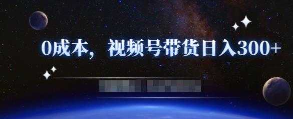 零基础视频号带货赚钱项目，0成本0门槛轻松日入300+【视频教程】-冒泡网