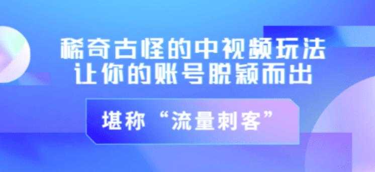 不讲李·稀奇古怪的冷门中视频冷门玩法，让你的账号脱颖而出，成为流量刺客！（图文+视频）-冒泡网