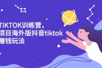 海外TIKTOK训练营，百万项目海外版抖音tiktok流量赚钱玩法-冒泡网