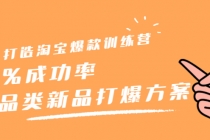 打造淘宝爆款训练营，90%成功率：全品类新品打爆方案-冒泡网