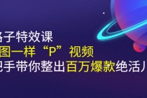 《野路子特效课：像P图一样“P”视频》手把手带你整出百万爆款绝活儿-冒泡网