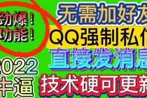 QQ强制聊天脚本，支持筛选/发送文字功能，不支持多开【协议版】-冒泡网