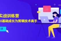 剪辑实战训练营：带你从0基础成长为剪辑技术高手-冒泡网