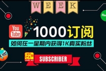 油管涨粉教程：一星期内获得1000真实粉丝，免费且快速的方法 操作简单-冒泡网