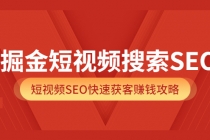 掘金短视频搜索SEO，短视频SEO快速获客赚钱攻略-冒泡网