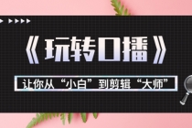 月营业额700万+大佬教您《玩转口播》让你从“小白”到剪辑“大师”-冒泡网