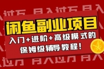 月入过万闲鱼副业项目：入门+进阶+高级模式的保姆级辅导教程！-冒泡网