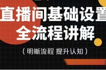 七玥传媒·直播间基础设置流程全讲解，手把手教你操作直播间设置流程-冒泡网