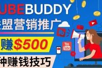 推广TubeBuddy联盟营销项目，完全免费的推广方法，轻松月赚500美元-冒泡网