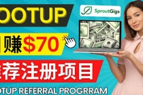 Lootup Referral推荐项目，通过sproutgigs发布推荐注册任务 日赚70美元佣金-冒泡网