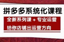 车神陪跑，拼多多系统化课程，全新系列课+专业运营给你店铺出运营方向-冒泡网