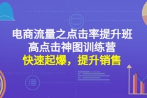 电商流量之点击率提升班+高点击神图训练营：快速起爆，提升销售！-冒泡网