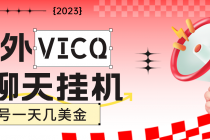 最新国外VICQ一对一视频无人直播自动聊天挂机 单号一天6-10美金(脚本+教程)-冒泡网