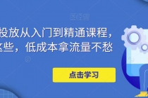 万相台投放·新手到精通课程，学会这些，低成本拿流量不愁！-冒泡网