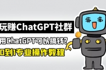 玩赚CGPT社群：听说CGPT可以用来搞钱？从0到1保姆级教程(2月25更新)-冒泡网