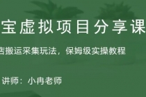 淘宝虚拟整店搬运采集玩法分享课：整店搬运采集玩法，保姆级实操教程-冒泡网