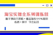 淘宝实操全系列训练营 新手到高手进阶·覆盖·99%知识 看透·对手 学会运营-冒泡网