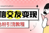 微信交友变现项目，吸引全网LSP男粉精准变现，小白也能轻松上手，日入500+-冒泡网