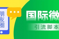 市面上价值660一年的国际微信，无限加好友 解放双手轻松引流【脚本+教程】-冒泡网