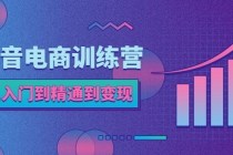 抖音电商训练营：从入门到精通，从账号定位到流量变现，抖店运营实操-冒泡网