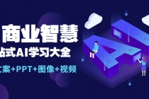 AI商业智慧：一站式AI学习大全【AI+文案+PPT+图像+视频】-冒泡网