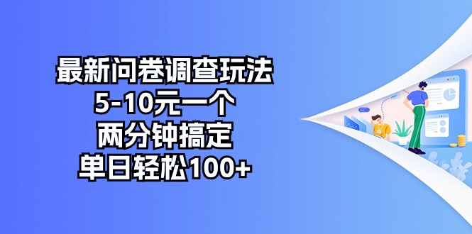 最新问卷调查玩法，5-10元一个，两分钟搞定，单日轻松100+-冒泡网