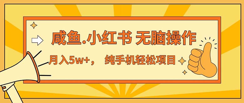 2024最赚钱的项目，咸鱼，小红书无脑操作，每单利润500+，轻松月入5万+…-冒泡网