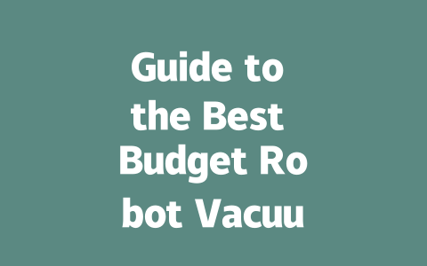 Guide to the Best Budget Robot Vacuums for Efficient Home Cleaning-AIGC