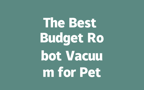 The Best Budget Robot Vacuum for Pet Hair: Affordable Cleaning Solutions-AIGC