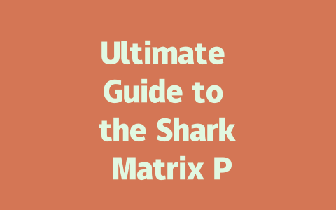 Ultimate Guide to the Shark Matrix Plus 2-in-1 Self-Empty Robot Vacuum-AIGC